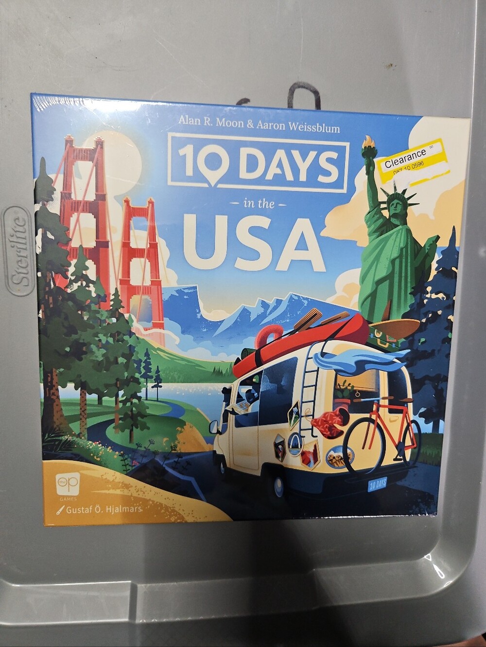 The Op Games 10 Days in the USA Board Game: NEW /SEALED